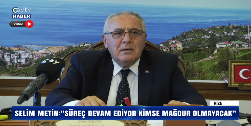 DEREPAZARI BELEDİYE BAŞKANI SELİM METİN İLÇEDEN GEÇMİŞ DÖNEMDE VERİLEN TAKSİ DURAĞI SÖZÜNÜ YERİNE GETİRDİKLERİ YAPILAN İHALENİN MAHKEME TARAFINDAN DURDURULMASININ BİR İPTAL ANLAMINA GELMEDİĞİNİ SÖYLEDİ