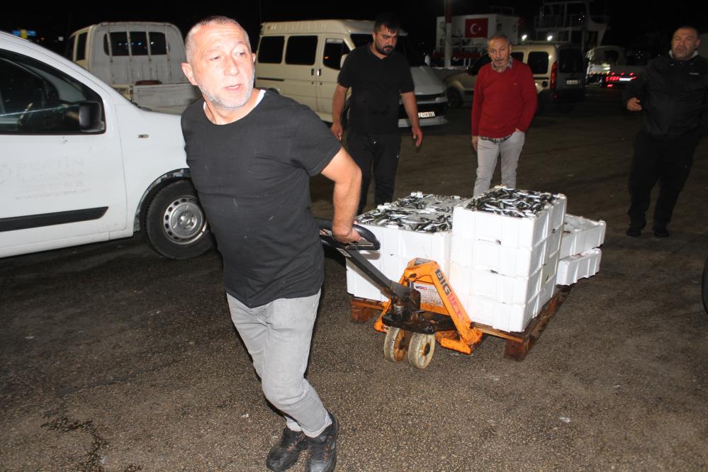 DENİZLERDE YENİ AV SEZONUNUN BAŞLAMASIYLA BİRLİKTE ORDU'DAKİ BALIK HALİNDE YOĞUNLUK YAŞANIYOR. TONLARCA BALIK BİR SAATTE TÜKENİYOR