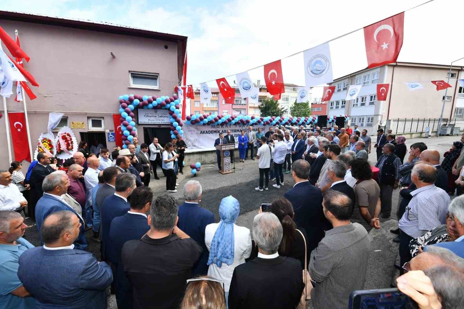 TRABZON'UN ORTAHİSAR İLÇESİNDE MURAT YÜKSEL AKADEMİK ARAŞTIRMA KÜTÜPHANESİ HİZMETE AÇILDI