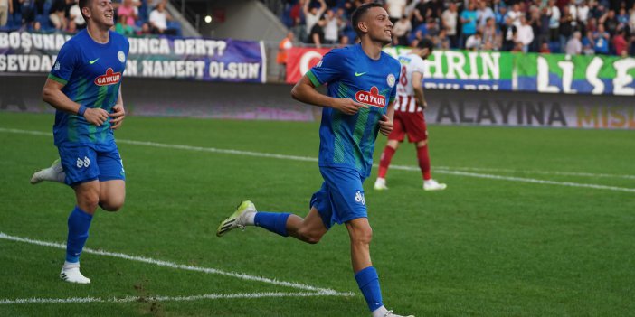 ÇAYKUR RİZESPOR TRENDYOL SÜPER LİG 6. HAFTASINDA KENDİ SAHASINDA SİVASSPOR'LA 1 - 1 BERABERE KALDI