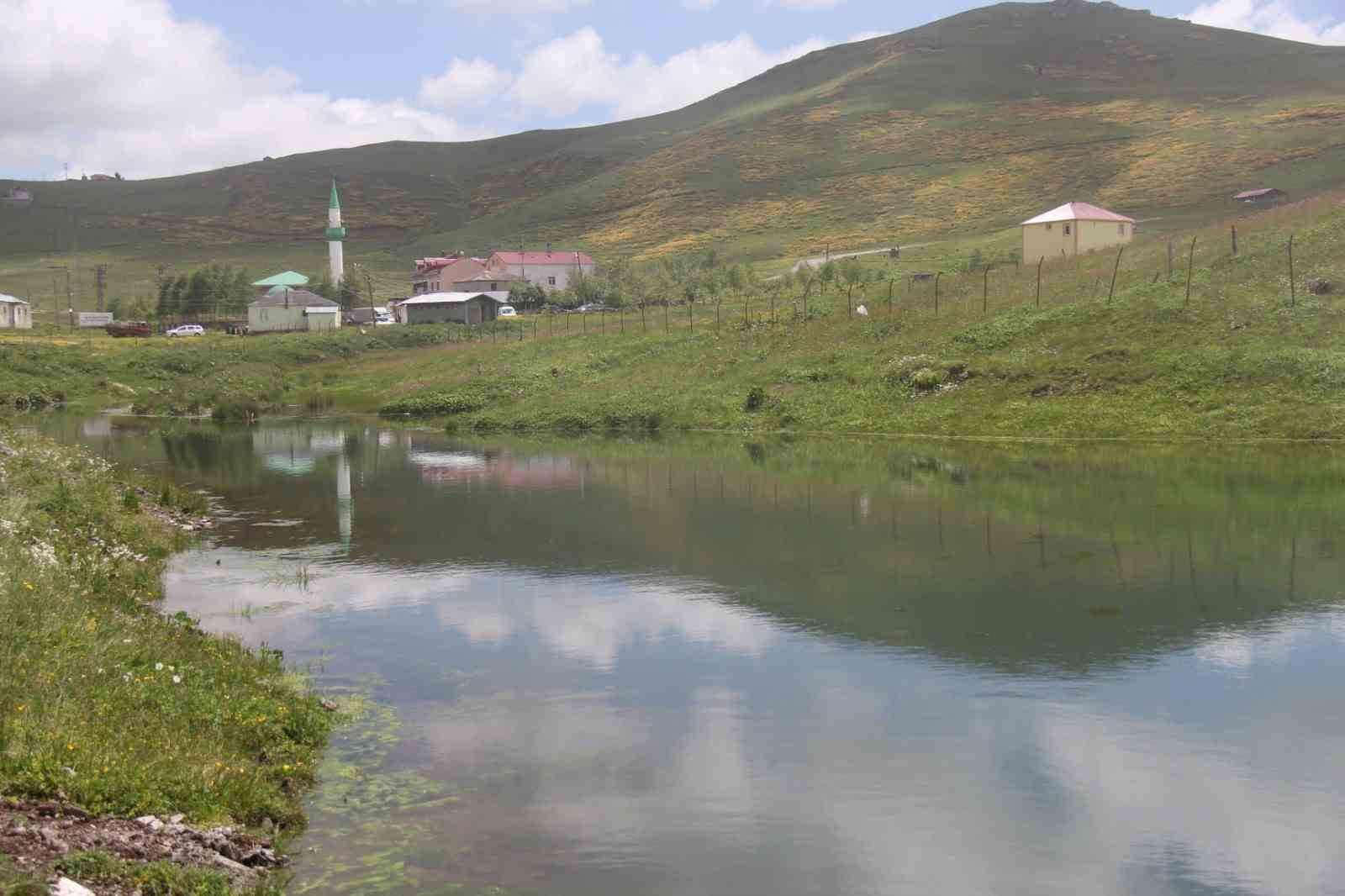 TRABZON'UN VAKFIKEBİR VE DÜZKÖY İLÇELERİ YAYLA SAKİNLERİNİN ORTAK KULLANDIĞI BEYPINARI YAYLASI'NDA YAPILAN GÖLET YAYLANIN İKLİMİNİ DEĞİŞTİRDİ