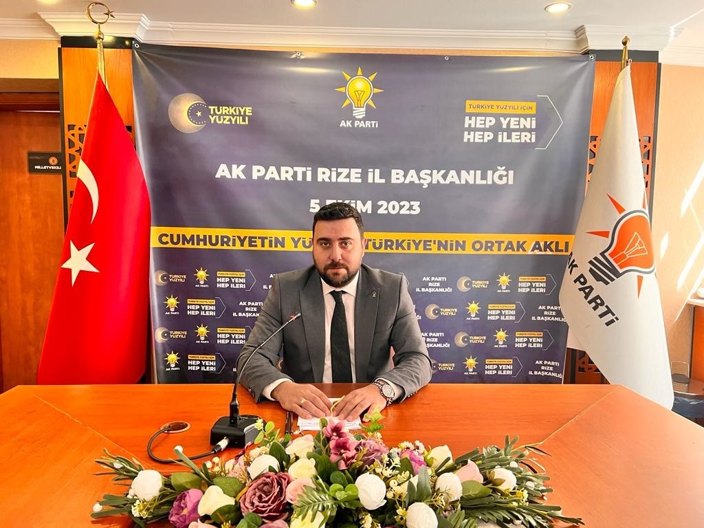 AK PARTİ RİZE İL BAŞKAN VEKİLİ ALİ İMRAN BÜYÜK 7 EKİM CUMARTESİ GÜNÜ ANKARA’DA İCRA EDİLECEK AK PARTİ GENEL MERKEZ 4. OLAĞANÜSTÜ BÜYÜK KONGRE’MİZİN PARTİMİZ VE MİLLETİMİZ AÇISINDAN HAYIRLARA VESİLE OLMASINI DİLİYORUZ” DEDİ