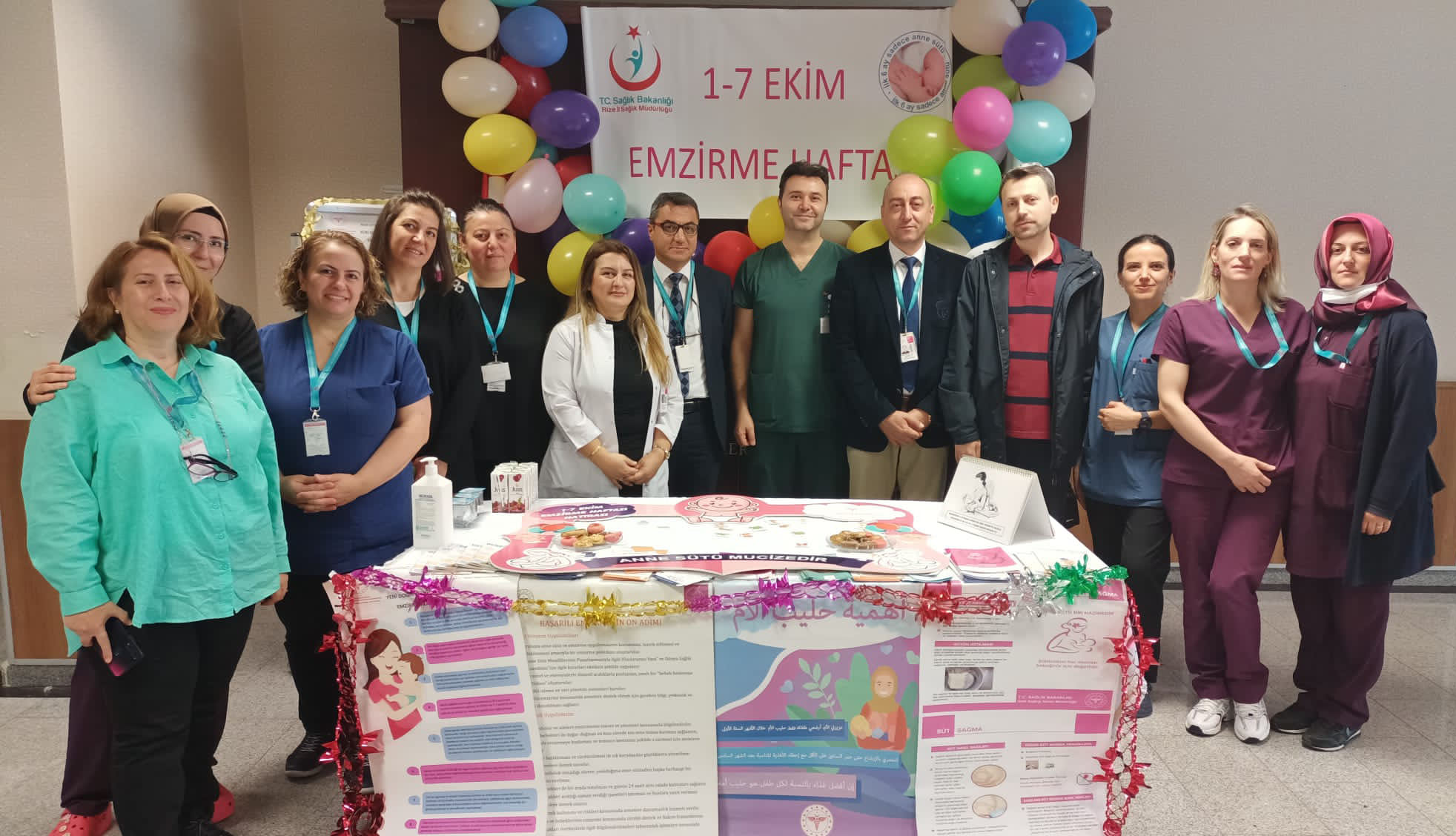 RİZE SAĞLIK MÜDÜRLÜĞÜNCE 1-7 EKİM EMZİRME HAFTASI NEDENİYLE ÇEŞİTLİ ETKİNLİKLERLE KUTLANIYOR. ÇALIŞMALAR HAFTA BOYUNCA İL DÜZEYİNDE DEVAM EDECEK