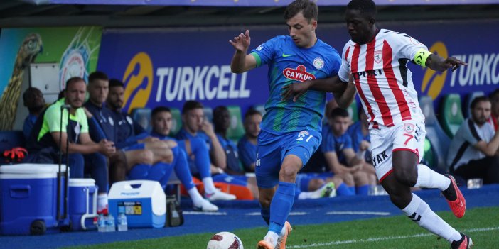 Ç.RİZESPOR MAÇIN İLK DAKİKALARINDA 10 KİŞİ KALMASINA RAĞMEN SAMSUNSPOR'U KENDİ EVİNDE 1 - 0 MAĞLUP ETTİ