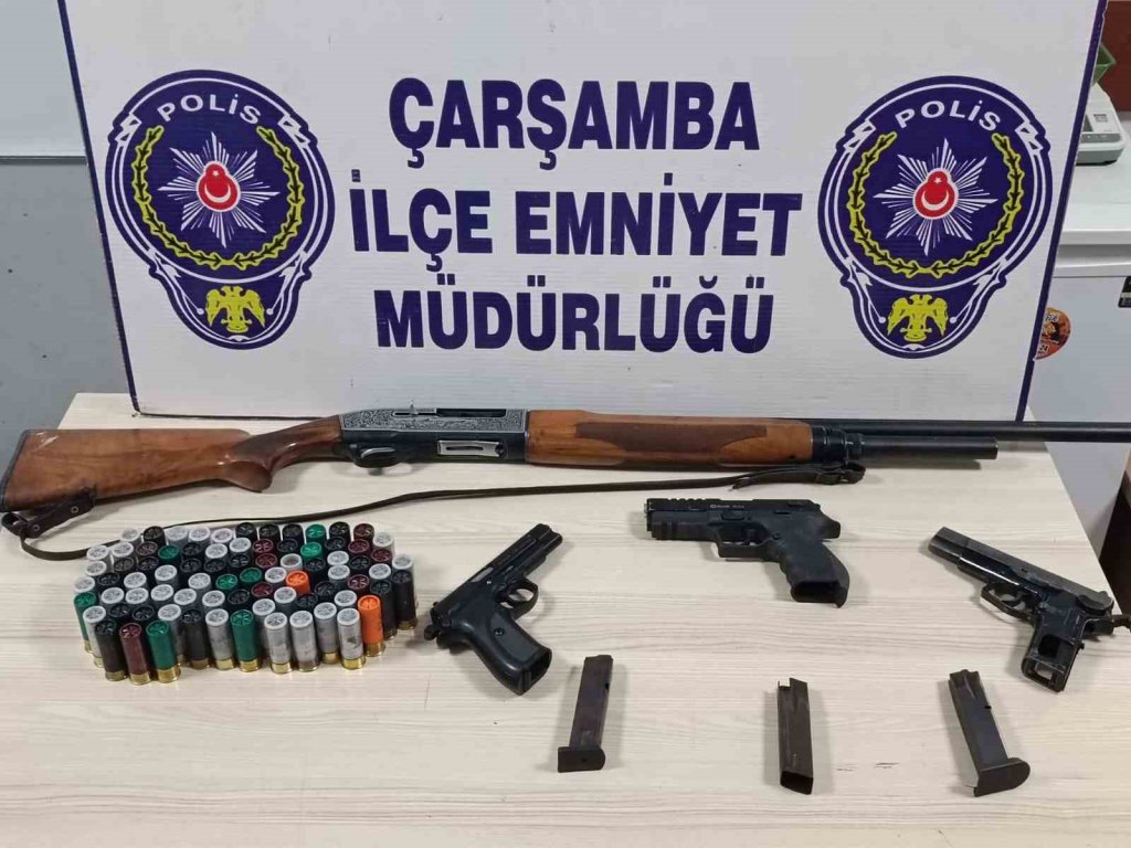 SAMSUN'DA SOSYAL MEDYA HESABINDA SİLAHLA ATEŞ AÇTIĞI GÖRÜNTÜYÜ PAYLAŞINCA YAKALANDI