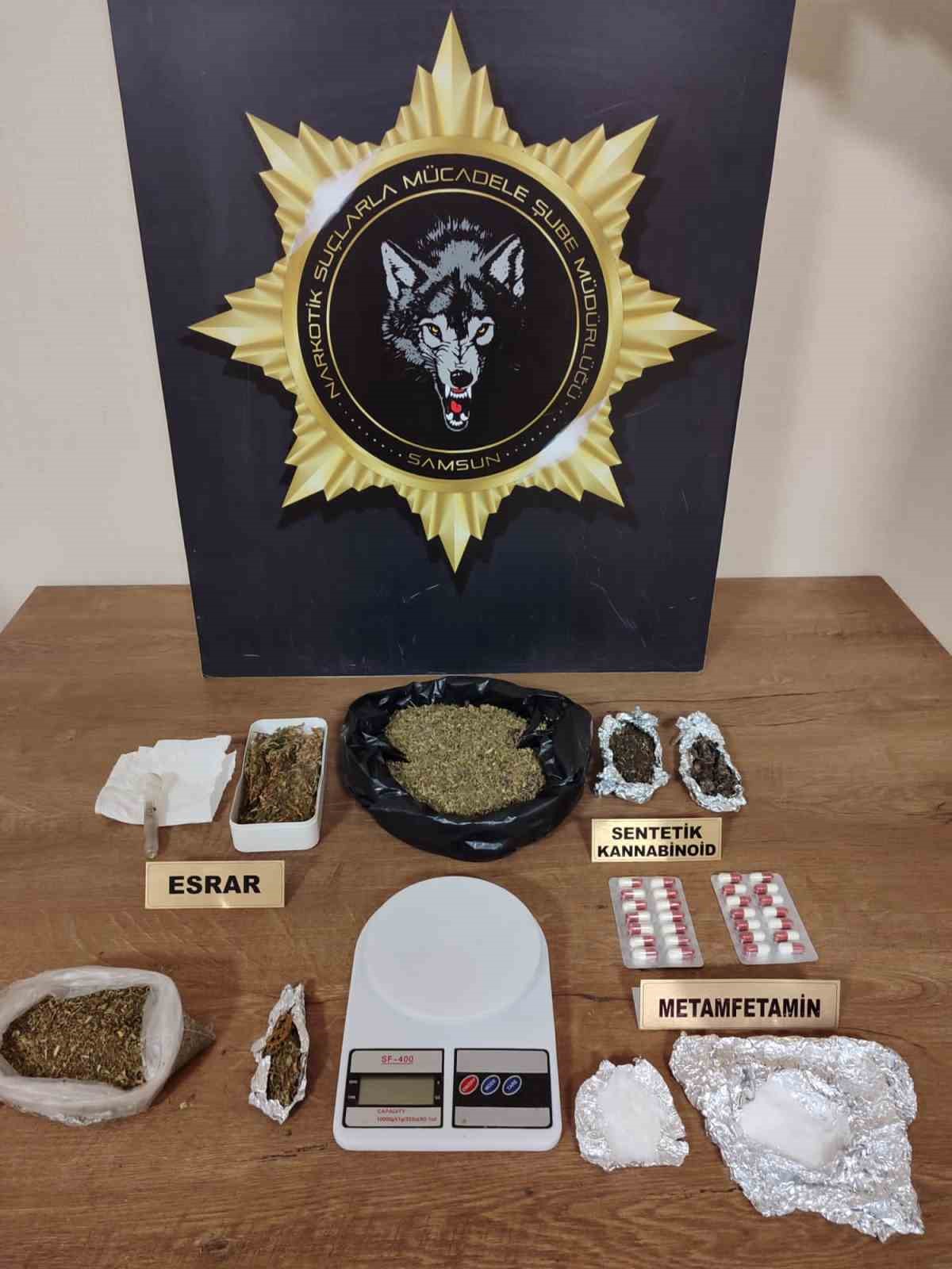 SAMSUN’DA NARKOTİK UYGULAMASI: 24 KİŞİ YAKALANDI