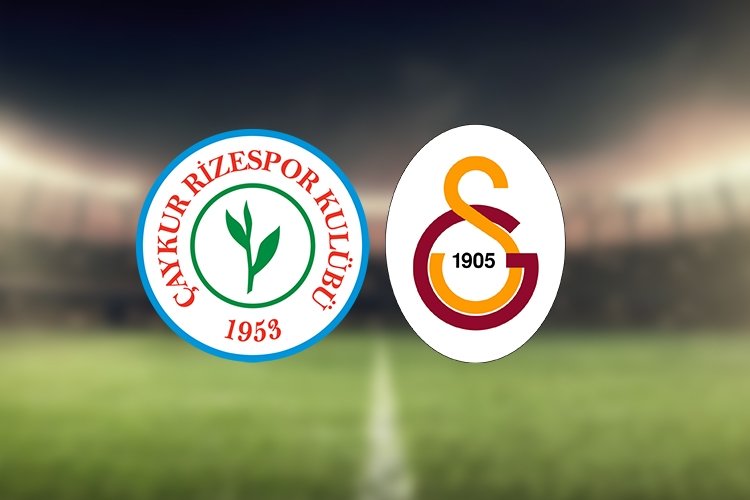 ÇAYKUR RİZESPOR KENDİ EVİNDE GALATASARAY'I AĞIRLADI. KARŞILAŞMANIN İLK YARI SONUCU Ç.RİZESPOR 0 - 0 GALATASARAY
