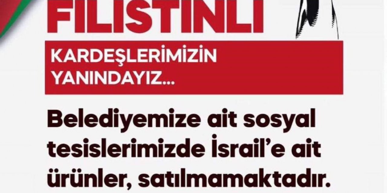 YAŞLI, ÇOCUK, KADIN DEMEKSİZİN SALDIRILARINI SÜRDÜREN İŞGALCİ İSRAİL'E KARŞI BAYBURT BELEDİYESİNDEN BOYKOT KARARI VE ÇAĞRISI GELDİ