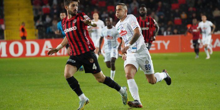 ÇAYKUR RİZESPOR GALİBİYETE HASRET KALDI.Ç.RİZESPOR DEPLASMANDA GAZİANTEP FK'YE 2 - 0 MAĞLUP OLARAK ÜST ÜSTE 3.MAÇINDA DA PUAN ALAMADI