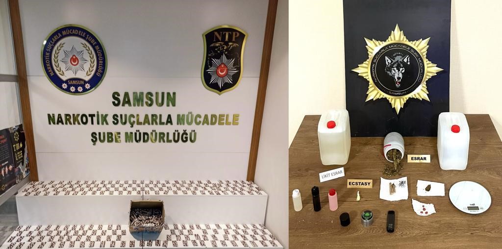 SAMSUN'DA İNTERNET ÜZERİNDEN BİR ŞAHSIN ÇEŞİTLİ BIÇAK TÜRLERİNİ SATTIĞINI TESPİT EDEN POLİS EKİPLERİ, ŞAHSIN EVİNDE YAPTIĞI ARAMADA 62 ADET BIÇAK, 24 ADET KILIÇ VE 2 ADET BASTON ŞEKLİNDE BIÇAK ELE GEÇİRDİ
