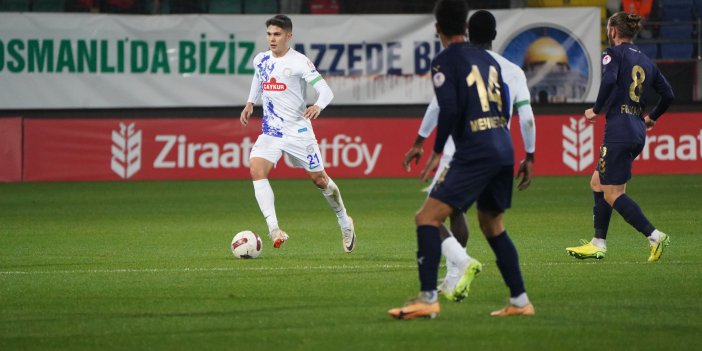 ZİRAAT TÜRKİYE KUPASI 4. TUR ELEME MAÇINDA Ç.RİZESPOR SAHASINDA BUCASPOR 1928'İ 4 - 0 MAĞLUP ETTİ