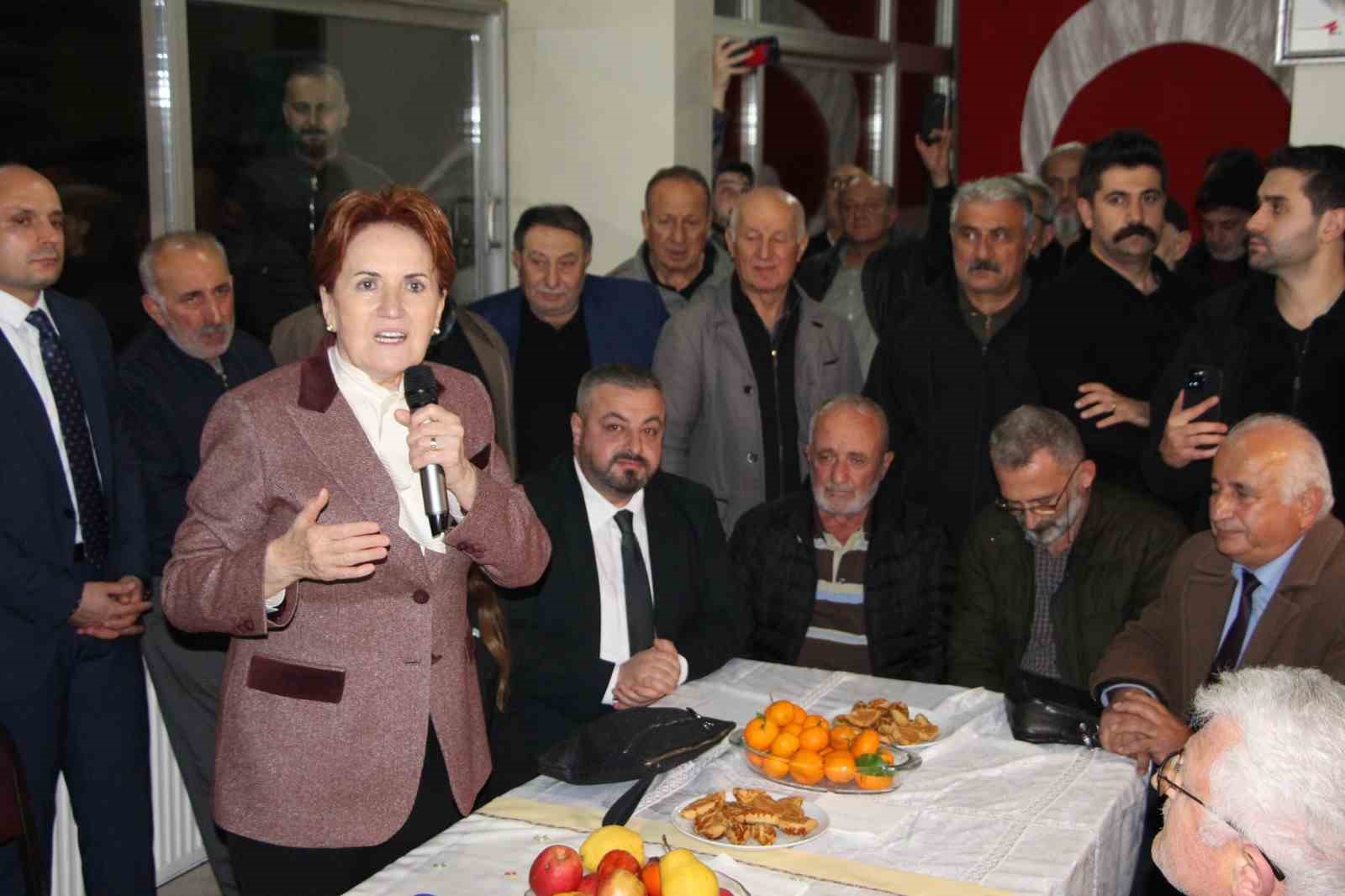 İYİ PARTİ GENEL BAŞKANI MERAL AKŞENER, 6'LI MASANIN DETAYLARINI TRABZON'DA ANLATTI. ARIZA ÇIKARMAMAK İÇİN BEN HERŞEYDEN VAZGEÇTİM