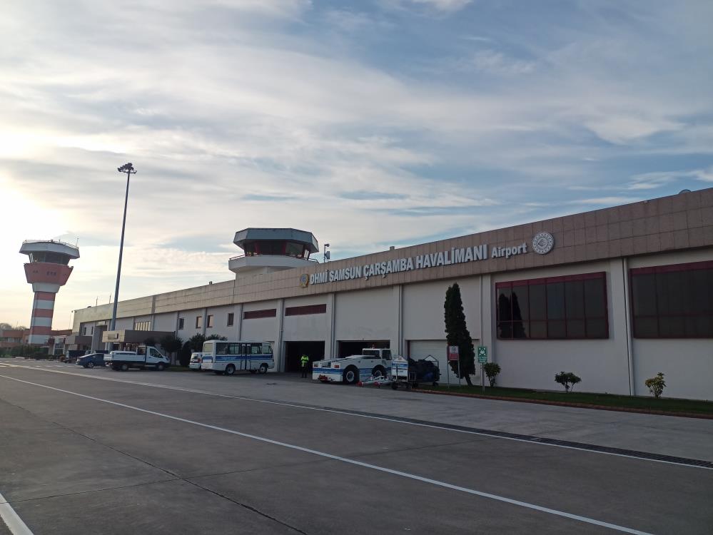 SAMSUN-ÇARŞAMBA ULUSLARARASI HAVALİMANI 11 AYLIK DÖNEMDE 1 MİLYON 311 BİN 484 YOLCUYA HİZMET VERDİ