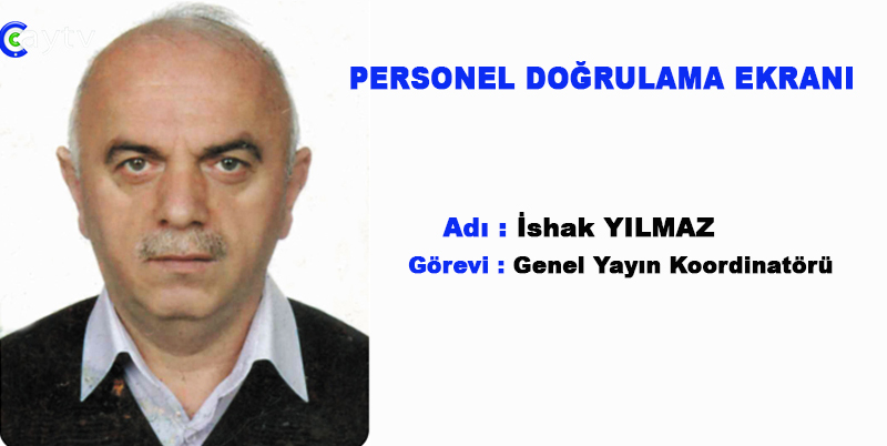 PERSONEL                                                 DOĞRULAMA EKRANI