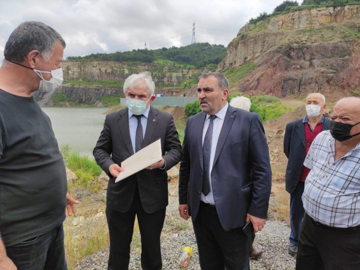 Mhp Heyeti Cüruf Tesisi Yapılması Planlanan Bölgeyi Gezdi