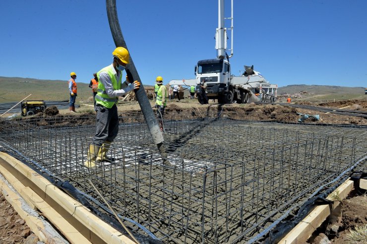 Erzurum’da 575 Deprem Konutunun Temeli Atıldı