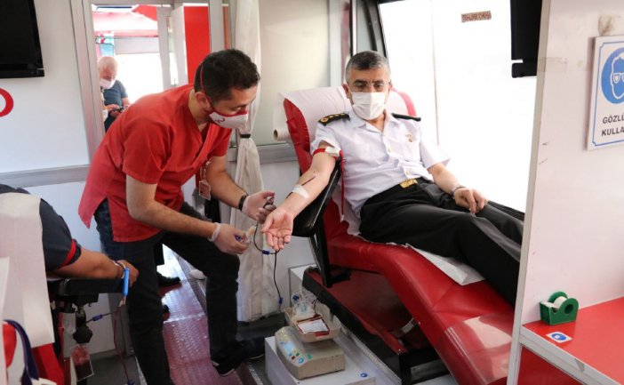 Jandarma Teşkilatından Kan Bağışına Destek