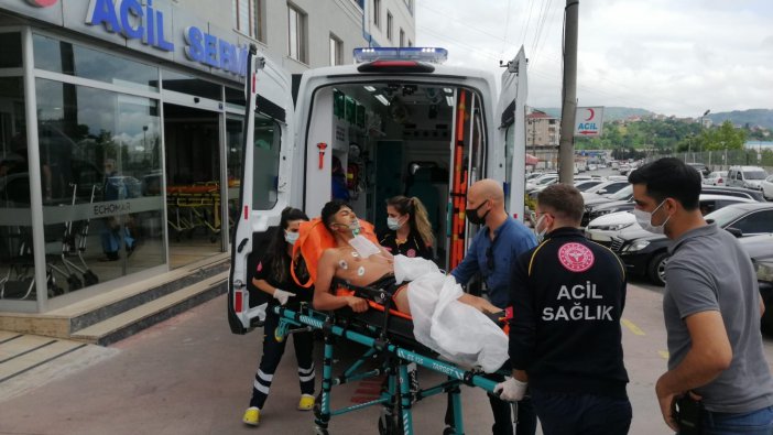 Akıntıya Kapılan Çocuk Boğulmaktan Son Anda Kurtuldu