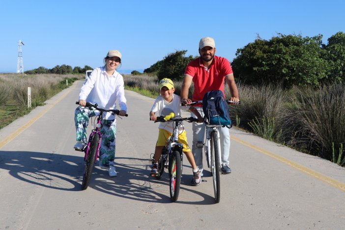 Sağlık Çalışanlarından Kızılırmak Deltası Kuş Cenneti’nde Bisiklet Turu