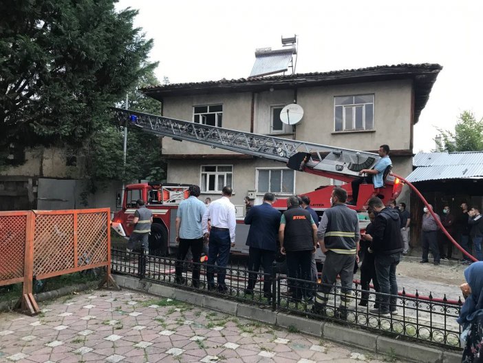 Kastamonu’da Tarihi Konakta Yangın Çıktı