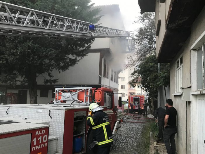 Kastamonu’da Tarihi Konakta Yangın Çıktı