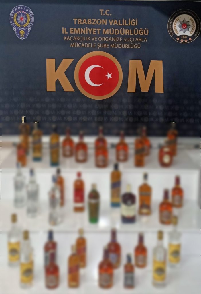 Polisten Trabzon, Rize Ve Giresun’da Eş Zamanlı Sahte Alkol Operasyonu