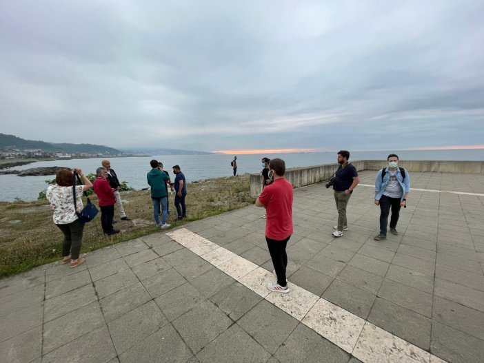 Trabzon’da Fotoğrafçılar En Güzel Gün Batımı İçin Deklanşöre Bastı