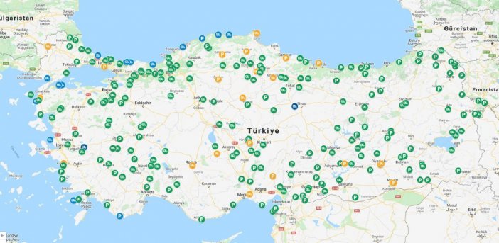 Türkiye’deki Potansiyel Karavan Alanları Belirlendi