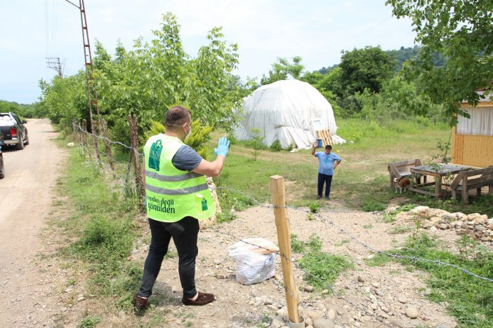 Fatsa Belediyesi’nden Karantinadaki Mahalleye Gıda Desteği
