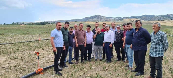 Çorum’da Tarım Alanlarını Dolu Vurdu