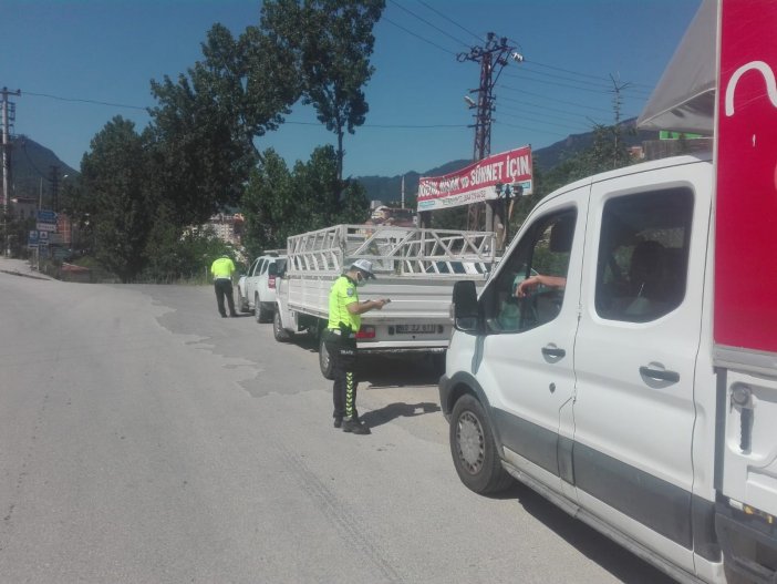 Kumru’da Trafik Denetimleri Sürüyor