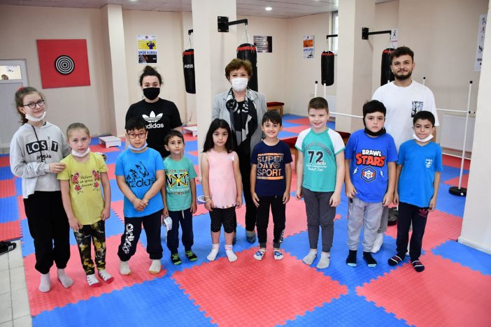 Yaylacık Sym’de Çocuklar İçin Spor Salonu Ve Kütüphane Hizmete Açıldı
