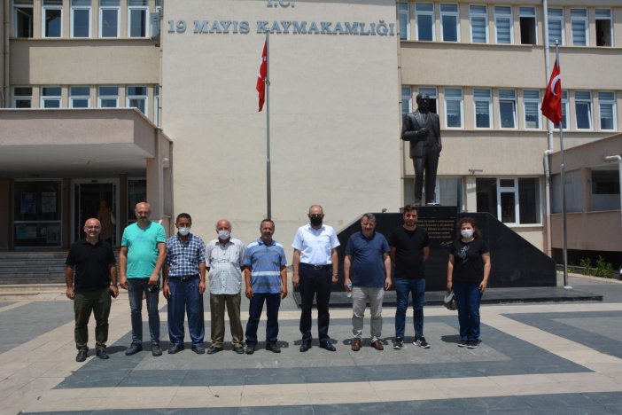 Trabzon’dan 19 Mayıs Salebini İncelemeye Geldiler