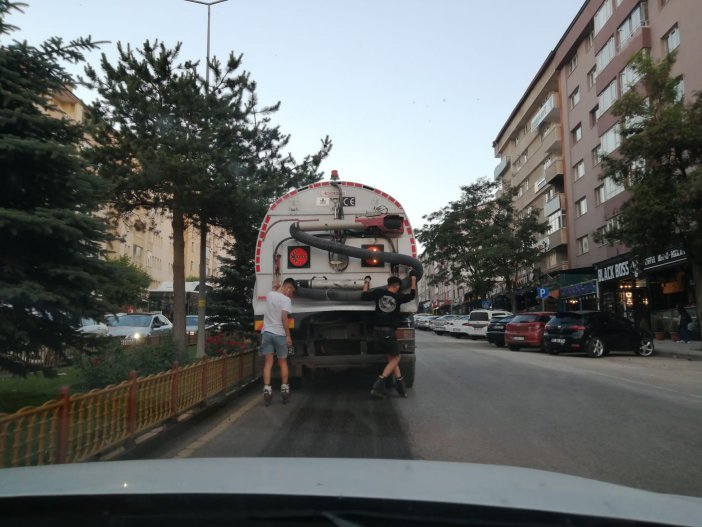 Erzurum’da Patencilerin Tehlikeli Yolculuğu