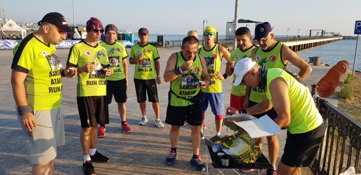 Samsun Atakum Run Club Ailesi Muammer Çam’ı Unutmadı