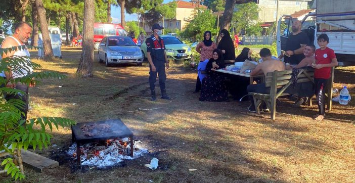 Samsun’da Jandarma Ekipleri Ormanda Denetim Yaptı