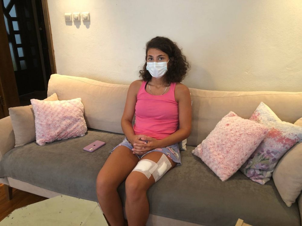 Rize'de Ayağına Yorgun Mermi İsabet Eden Genç Kız: "mermi 1 Santimetre Daha Gitseydi Sakat Kalabilirdim"
