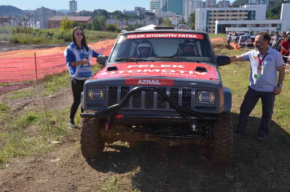 ORDU FATSA'DA OFF-ROAD YARIŞLARI NEFES KESTİ