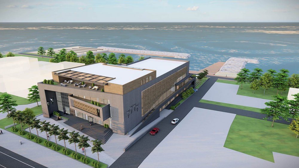 TRABZON AKÇAABAT’TA BELEDİYE TARAFINDAN SÖĞÜTLÜ MAHALLESİ’NDE  YAPILMASI PLANLANAN AKÇAABAT KÜLTÜR MERKEZİ İNŞAATININ TEMELİ ATILDI