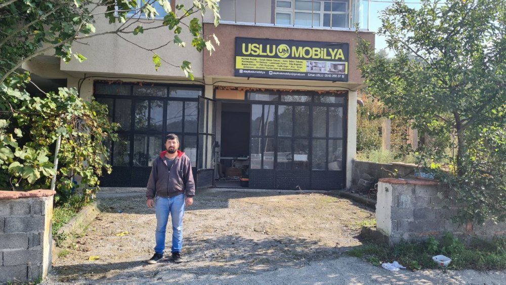 ZONGULDAK'IN ALAPLI İLÇESİNDE 34 YAŞINDAKİ 3 ÇOCUK BABASI ENGELLİ ERHAN USLU, 155 BİN LİRALIK HİBE DESTEĞİYLE İŞ YERİ AÇTI