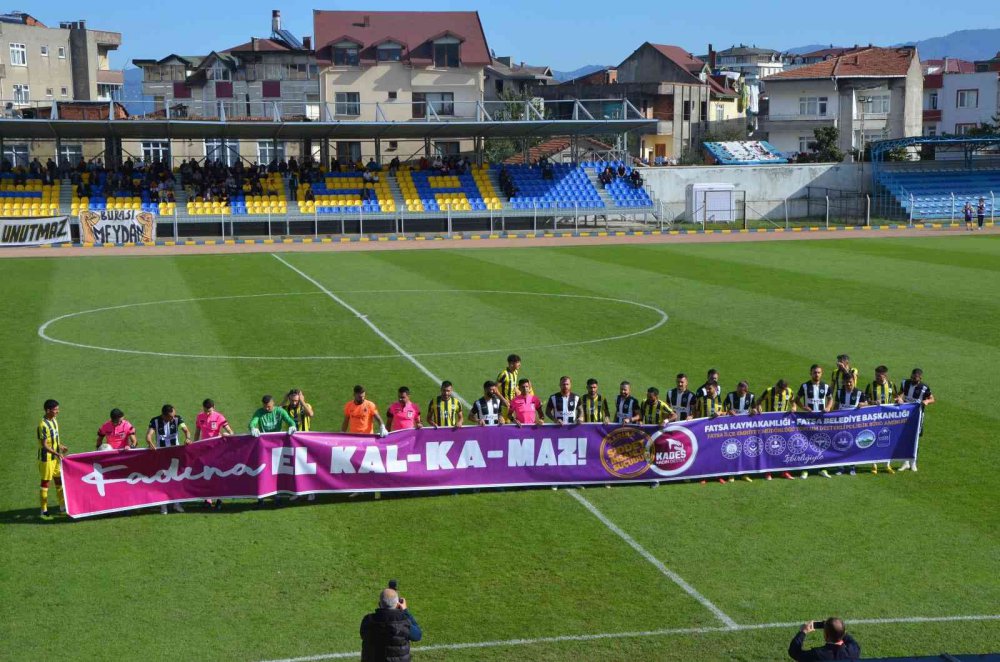 TFF 3. LİG 3.GRUP 8.HAFTA KARŞILAŞMASINDA FATSA BELEDİYESPOR: 0 - AKSARAY BELEDİYESPOR : 2