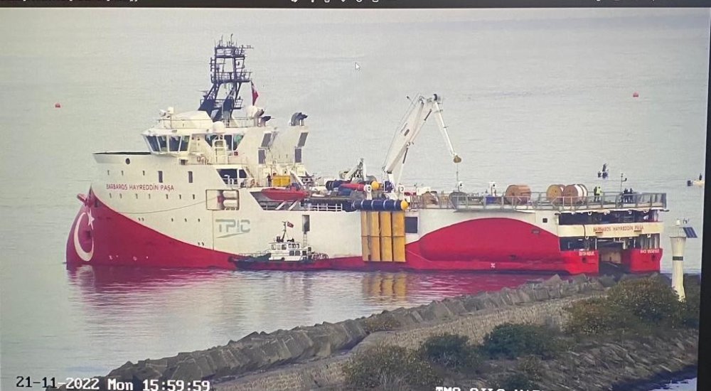 BARBAROS HAYRETTİN PAŞA SİSMİK ARAŞTIRMA GEMİSİ TRABZON LİMANINDAN AYRILDI