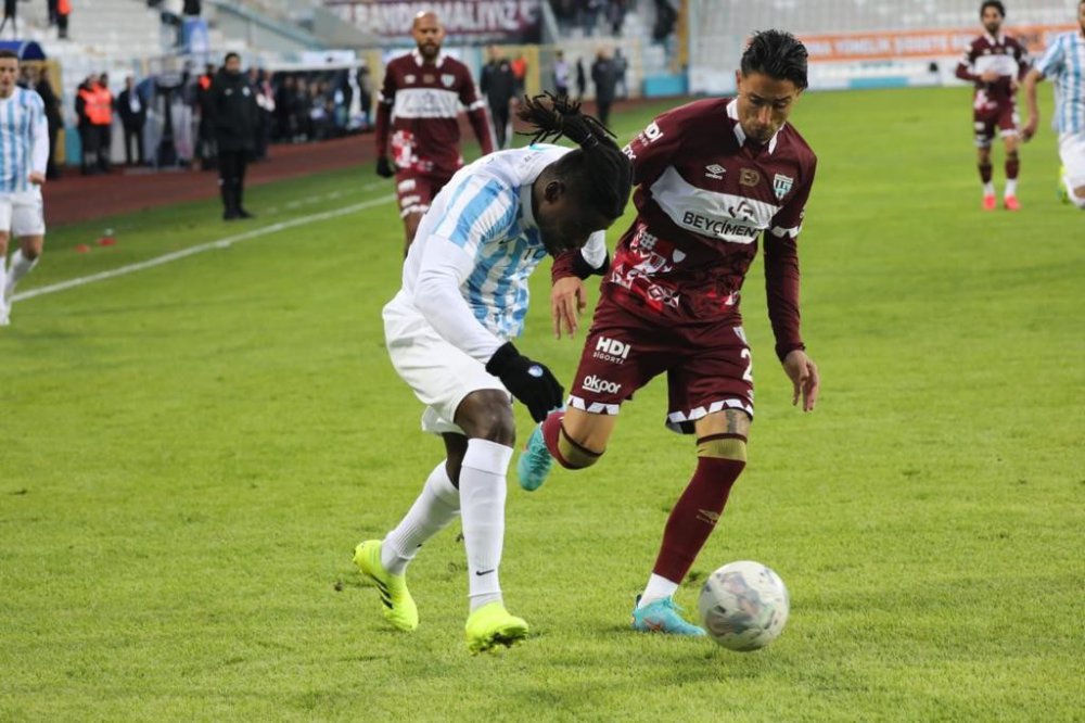 SPOR TOTO 1. LİG 15.HAFTASINDA ERZURUMSPOR FK, KONUK ETTİĞİ BANDIRMASPOR'A 2 - 1 MAĞLUP OLDU