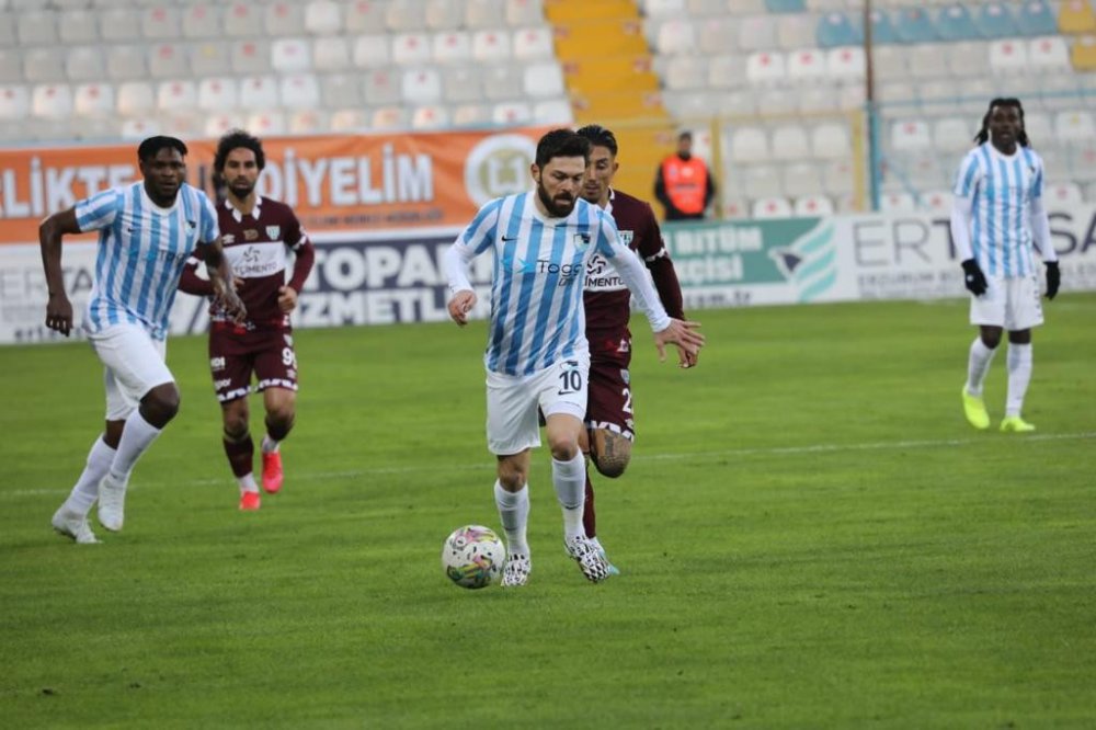 SPOR TOTO 1. LİG 15.HAFTASINDA ERZURUMSPOR FK, KONUK ETTİĞİ BANDIRMASPOR'A 2 - 1 MAĞLUP OLDU