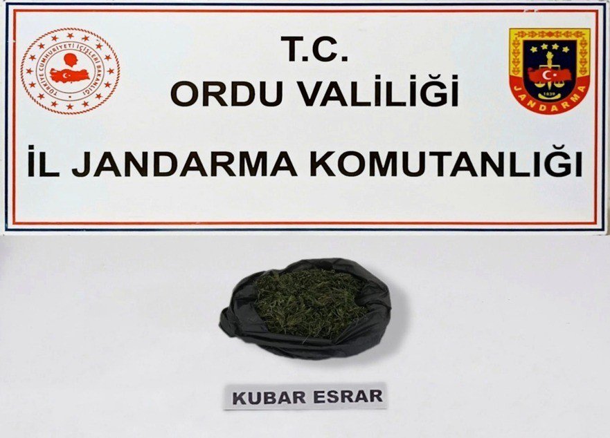 ORDU'DA JANDARMA EKİPLERİ TARAFINDAN UYUŞTURUCU VE KAÇAK TÜTÜNE YÖNELİK YAPILAN OPERASYONDA YAKALANAN 2 ŞÜPHELİ ADLİYEYE SEVK EDİLDİ
