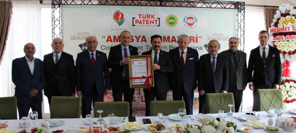 AMASYA'DA 1800'LÜ YILLARDAN BU YANA NEREDEYSE HER EVDE BULUNUP ÇAY DENİLDİĞİNDE AKLA GELEN ŞEY OLAN "AMASYA SEMAVERİ" COĞRAFİ İŞARETLE TESCİLLENDİ