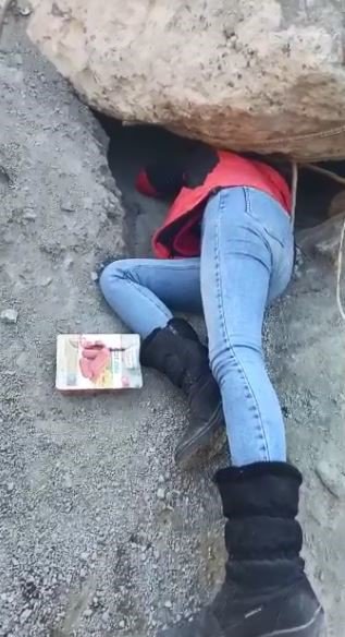 ARTVİN'DE BARAJ SULARI ALTINDA KALACAK OLAN YUSUFELİ İLÇESİNDE YIKILAN BETON BLOKLARDA MAHSUR KALAN YAVRU KÖPEKLER, İŞ MAKİNESİ YARDIMIYLA KURTARILDI