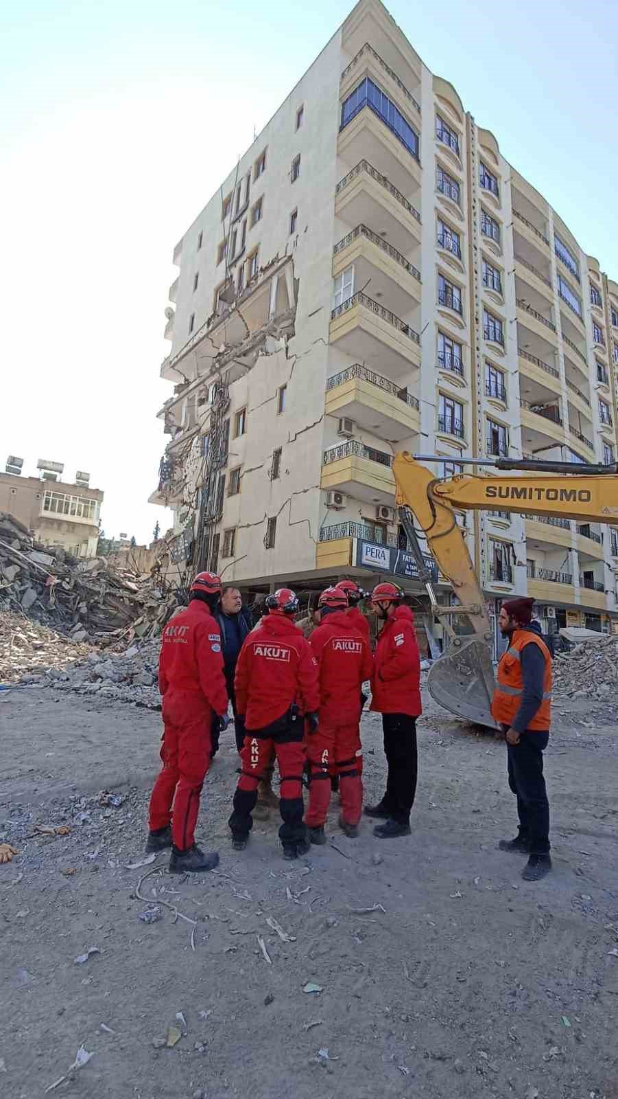 KAHRAMANMARAŞ MERKEZLİ DEPREMLERDEN ETKİLENEN MALATYA'YA VE ADIYAMAN'DA GÖREV ALAN GİRESUN AKUT EKİBİ DEPREMİN İLK GÜNÜNDEN BUGÜNE KADAR 3'Ü ÇOCUK 12 KİŞİYİ ENKAZDAN SAĞ KURTARMAYI BAŞARDI