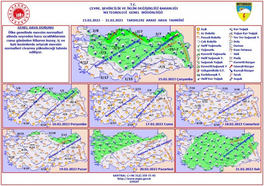METEOROLOJİ, ORTA KARADENİZ İÇİN FIRTINA İLE BUZLANMA UYARISINDA BULUNDU