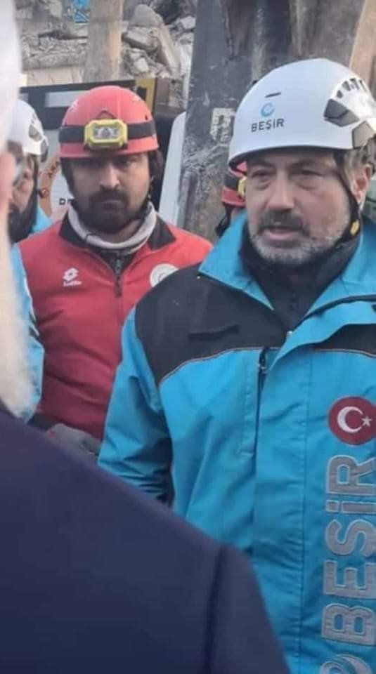 KOCAELİ'DEN KAHRAMANMARAŞ'A GİDEN BEŞİR DERNEĞİ DOĞU MARMARA BÖLGE MÜDÜRÜ METİN DORUKLU, ARAMA KURTARMA ÇALIŞMALARI SIRASINDA KALP KRİZİ GEÇİREREK HAYATINI KAYBETTİ